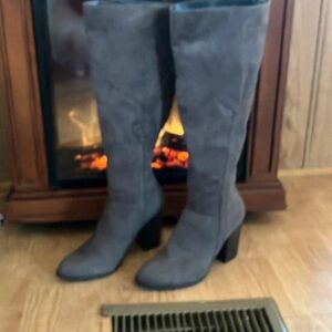 Justin Boots Charcoal Over the Knee Women's Boots